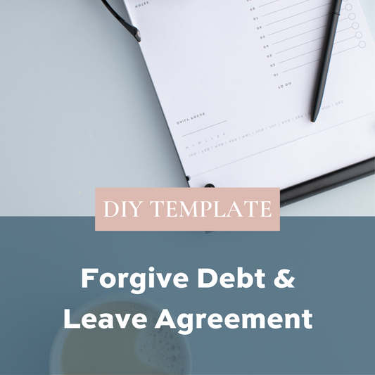 Forgive Debt Agreement